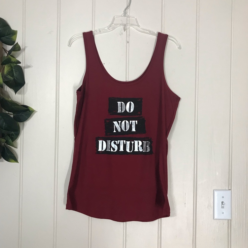 No Boundaries Do Not Disturb Tank Top NWOT
XXL 2XL 2XG
92% Polyester 8% Spandex - Picture 10 of 11
